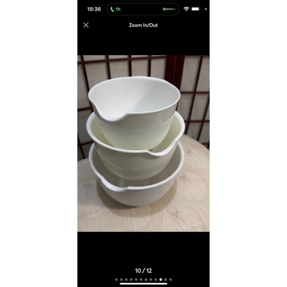 Mixing bowls 14 18 20 Liter Plastic Lot of 3 - Picture 12 of 12